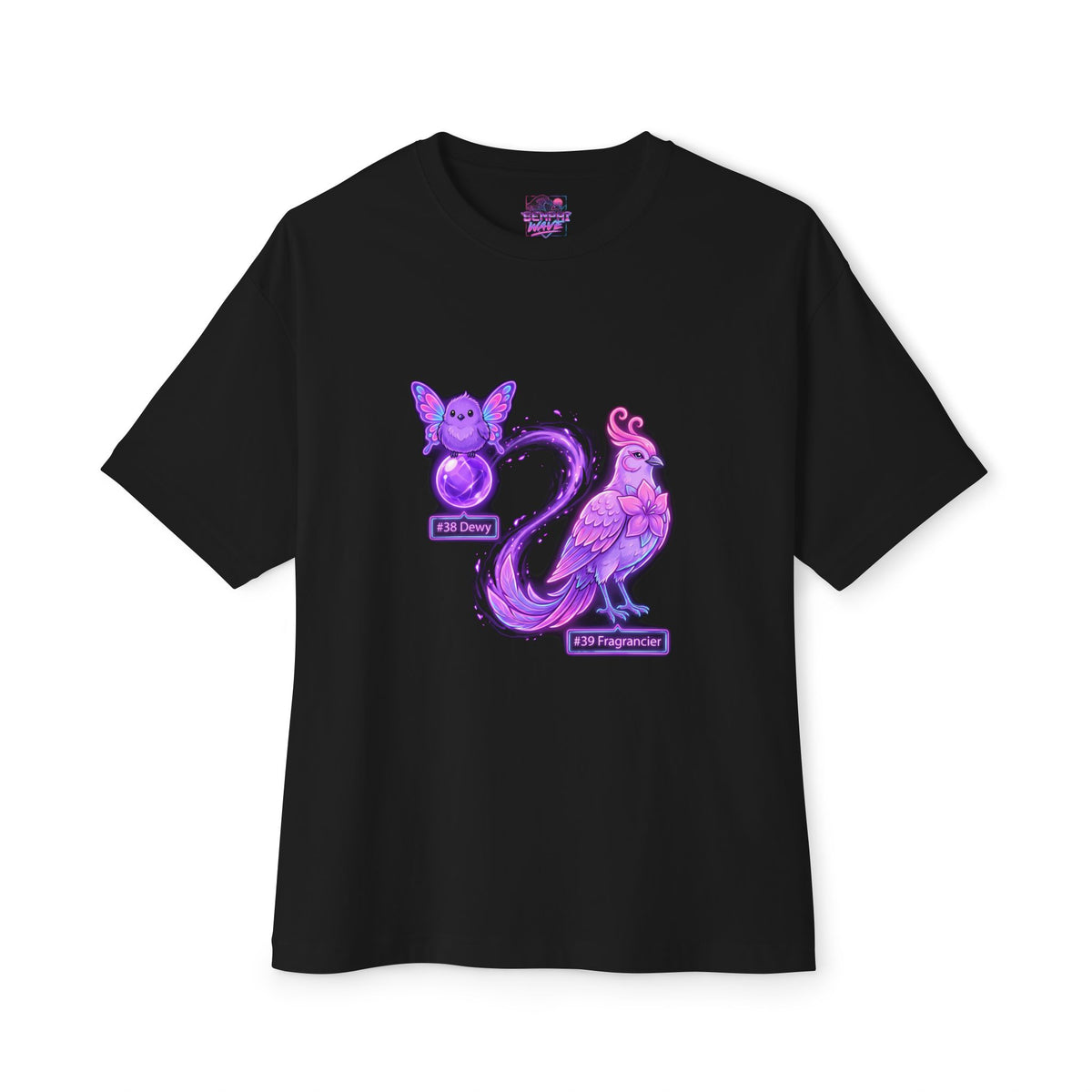 Dewy Fragrancier Aniimo Evolution Line Neon Glow - Oversized Premium Tee