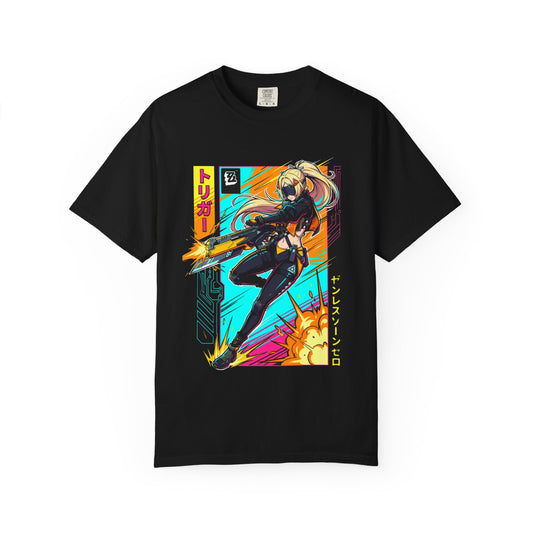 Trigger Zenless Zone Zero Synthwave Sunset Obol Squad Premium T-Shirt
