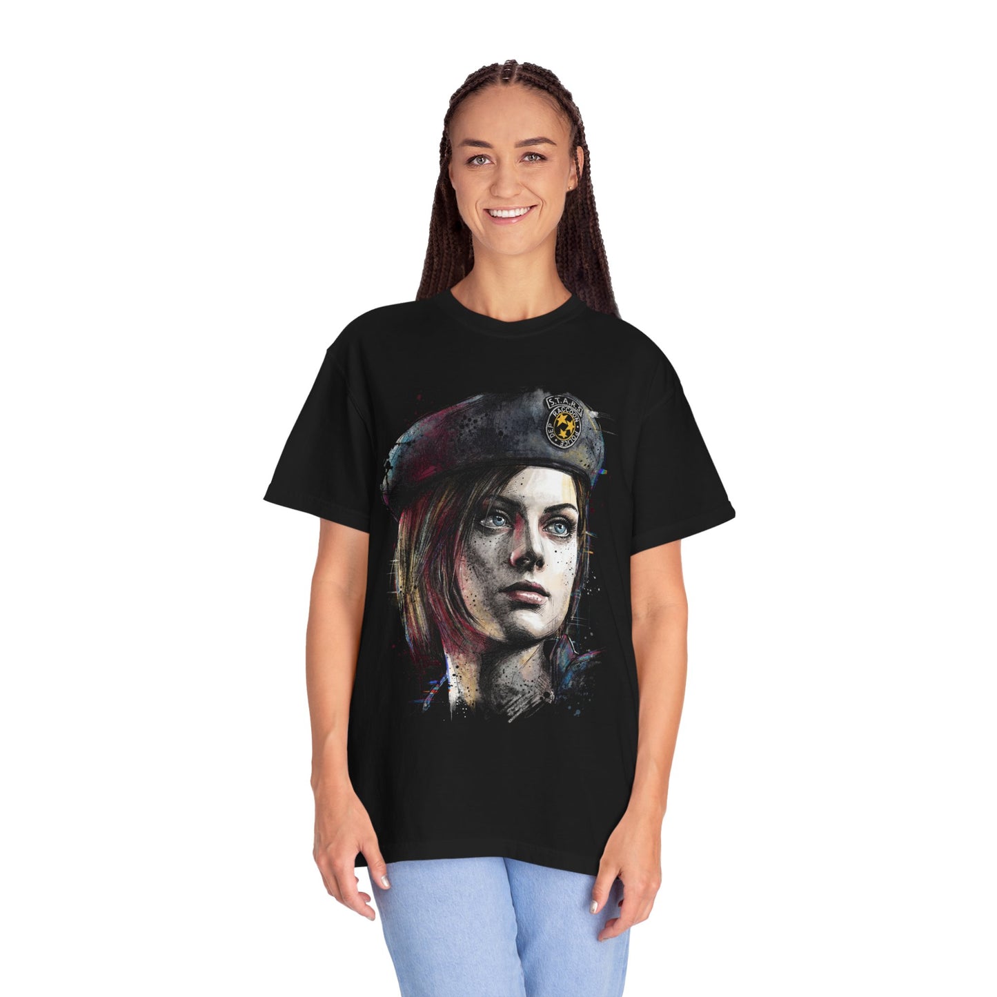 Resident Evil Jill Valentine Lockpick Knife Herb Mixing Icon Premium T-Shirt