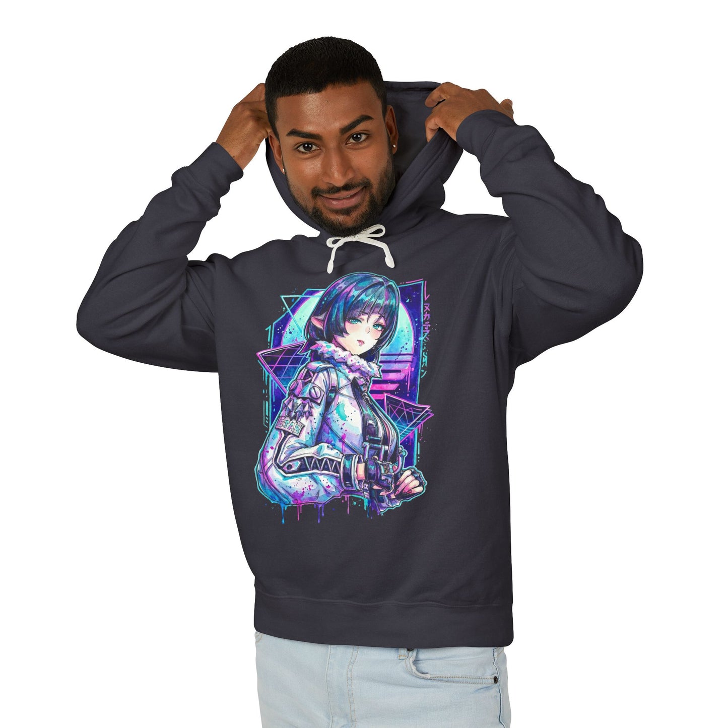 Jane Doe ZZZ Fanged Metal Build Unisex Premium Hoodie
