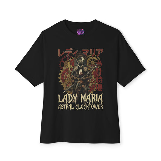 Bloodborne Lady Maria Rakuyo Astral Clocktower Boss Design Premium Oversized Unisex T-Shirt
