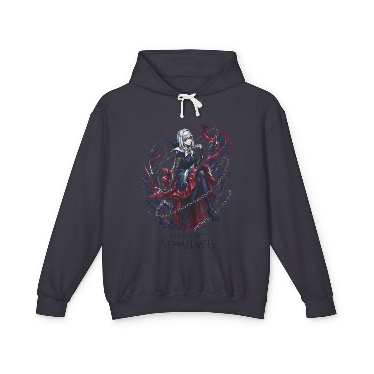 Reverse 1999 Semmelweis Chains and Red Ribbons Fan Art Hoodie