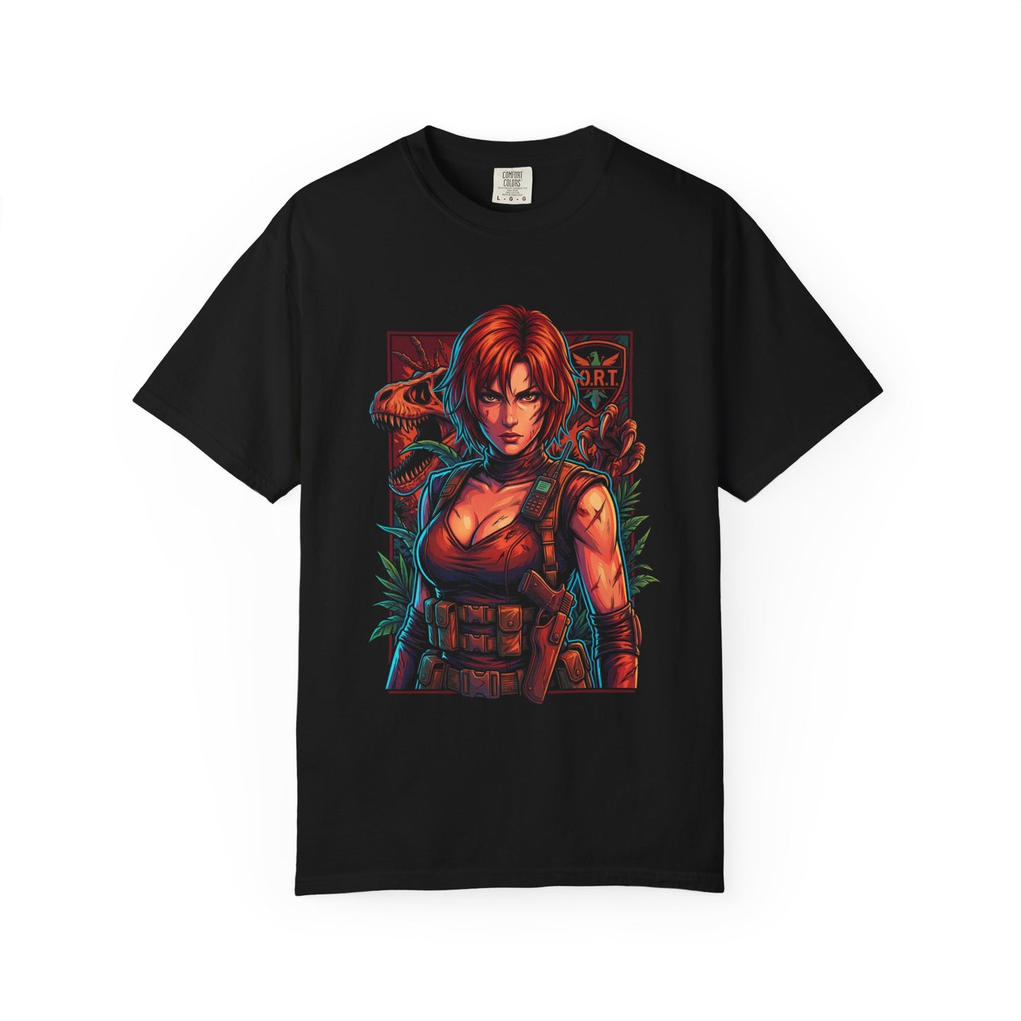 Dino Crisis Regina Tactical Outfit Red Hair Icon Premium T-Shirt