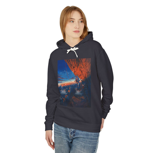 Cairn Limb-Based Climbing Warrior – Harsh Mountain Survival Art Unisex Premium Hoodie