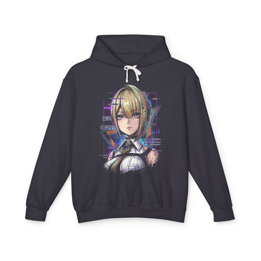 Evelyn Chevalier ZZZ Red Burning Tethers Portrait Unisex Premium Hoodie