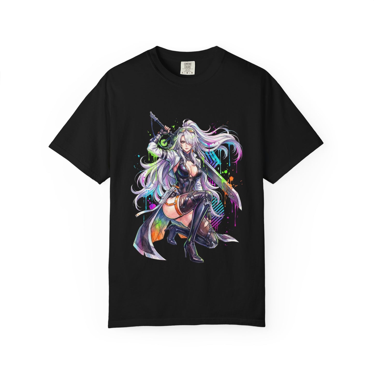 Nine Defense Scaling Burst DPS Chaos Zero Nightmare Vanguard Illustration Premium T-Shirt