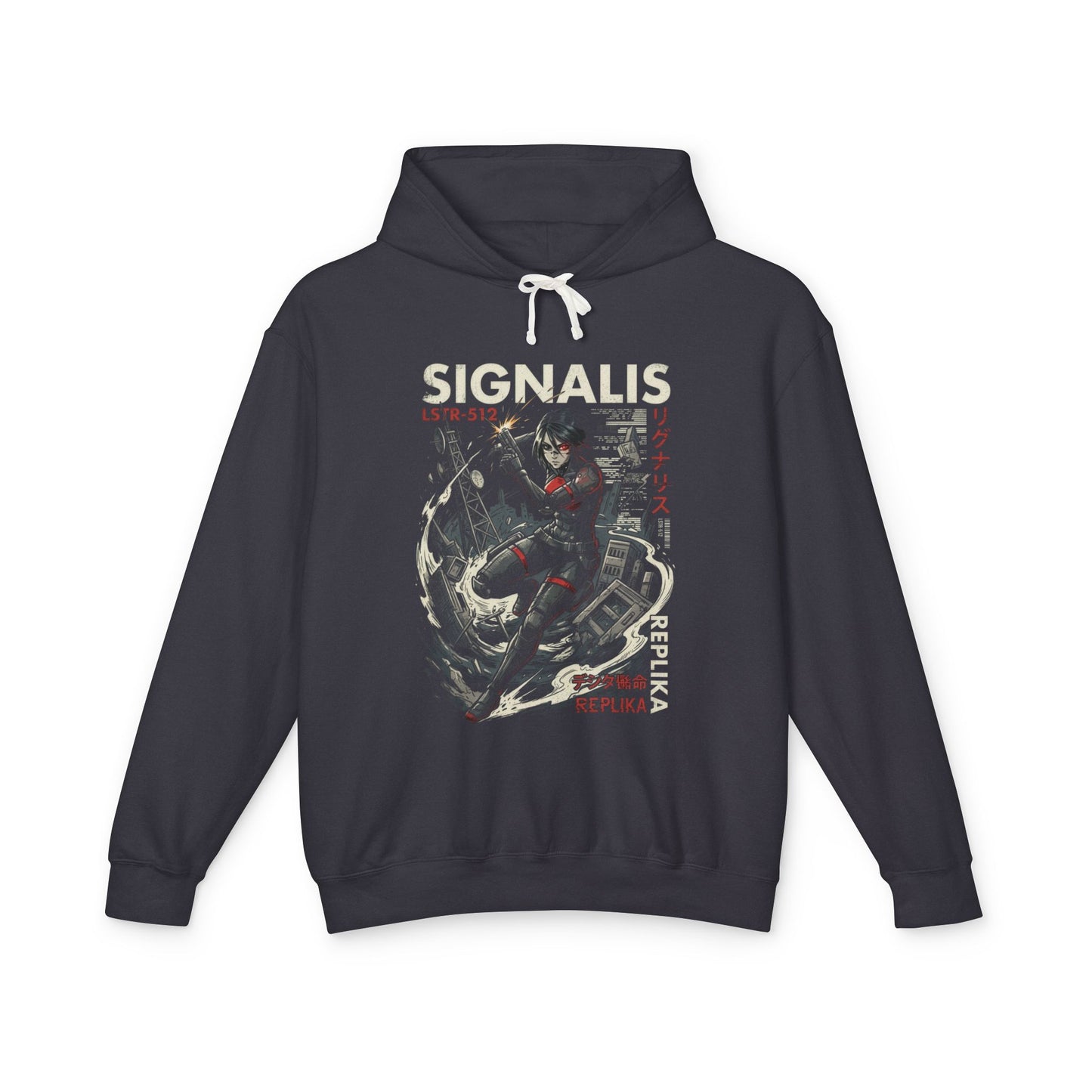 Signalis Psychological Horror Corrupted Replikas Nightmare Icon Unisex Premium Hoodie