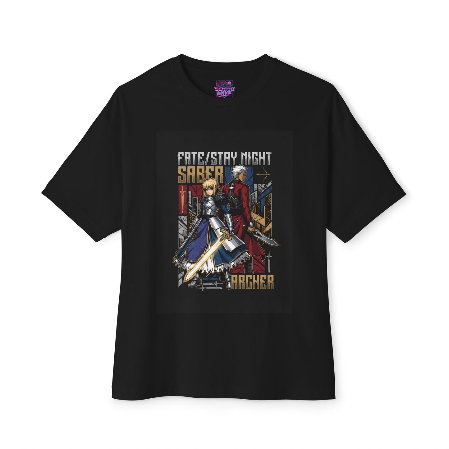 Saber Artoria Pendragon Fate Stay Night King of Knights Premium Oversized Unisex T-Shirt