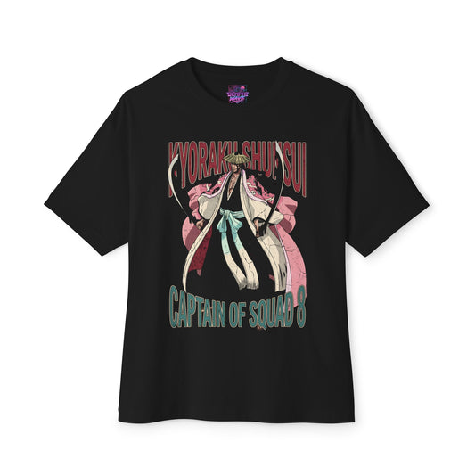Shunsui Kyoraku Distressed Vintage Bleach Streetwear Shirt
