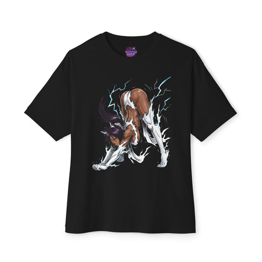 Bleach Yoruichi Shihouin Flash Goddess Martial Arts Master Design Premium Oversized Unisex T-Shirt