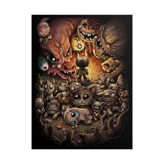 Mewgenics Isaac Easter Egg Catapocalypse Poster