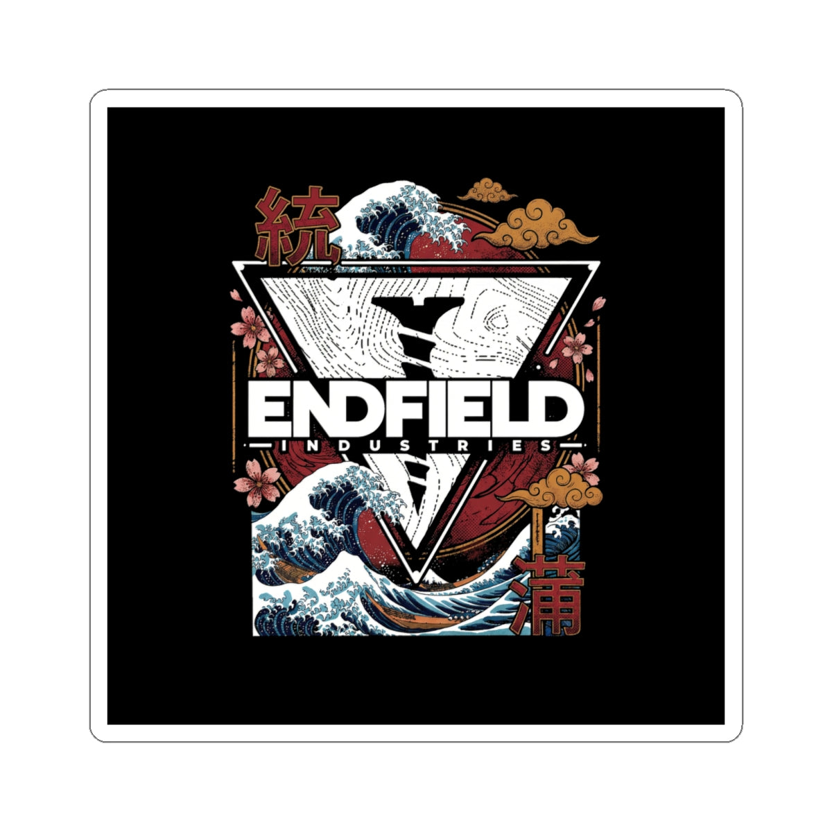 Arknights Endfield Industries Great Wave Crest Sticker