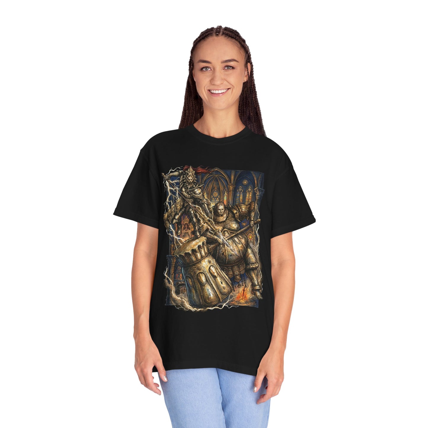 Dragonslayer Ornstein Smough Hammer Warrior Premium T-Shirt