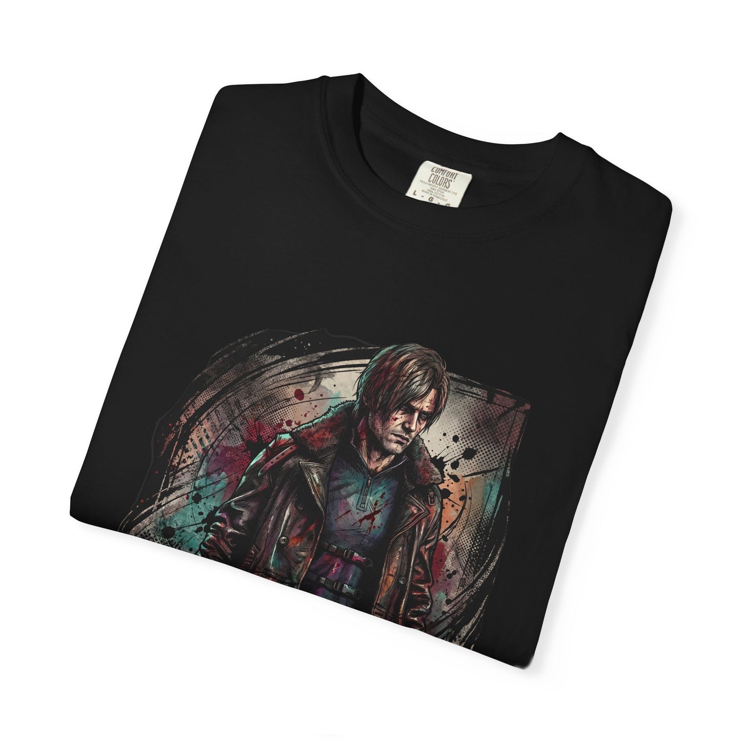 RE9 Leon Kennedy Rhodes Hill Hospital Combat Horror Icon Premium T-Shirt
