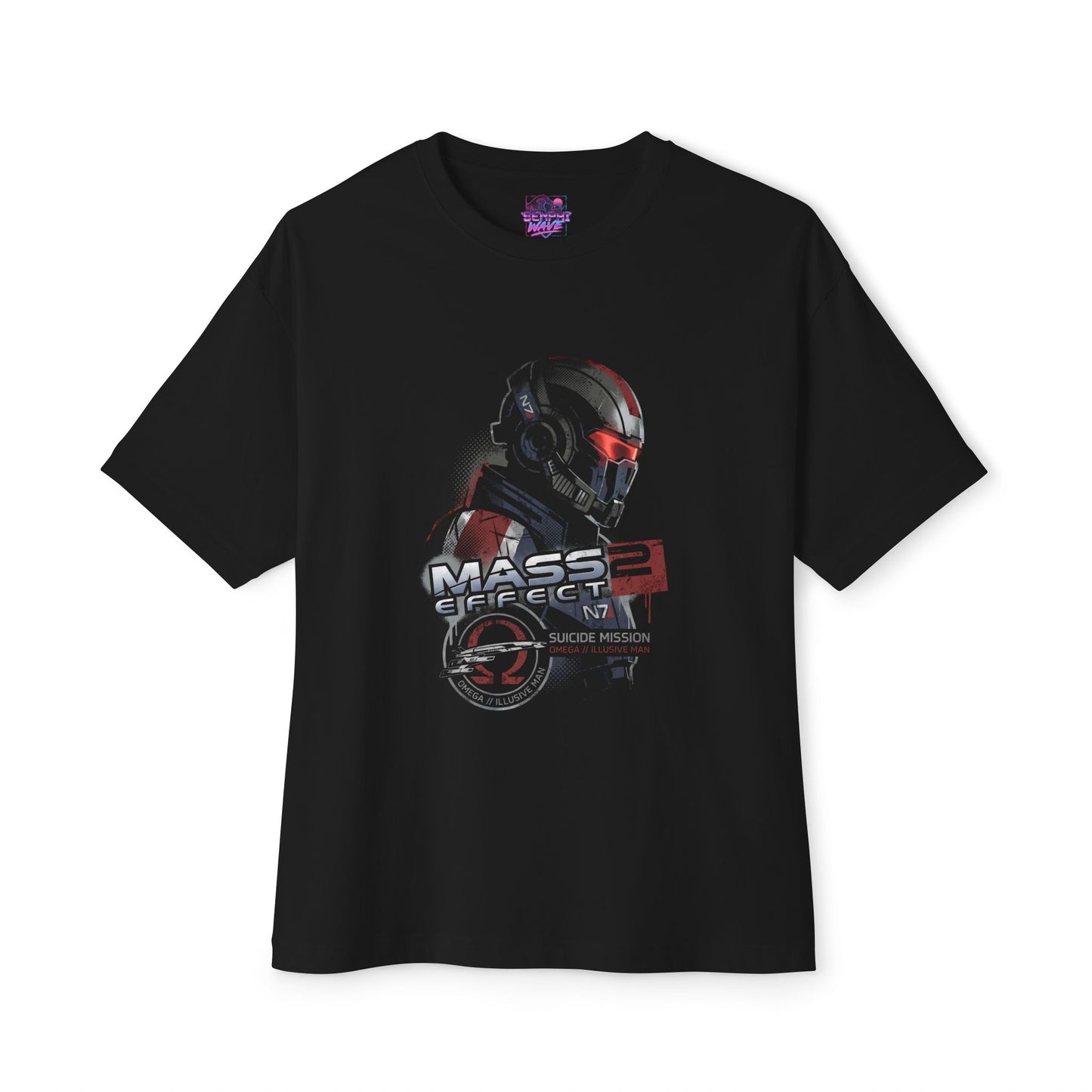 Mass Effect Normandy SR-2 Iconic Starship Explorer Premium Oversized Unisex T-Shirt