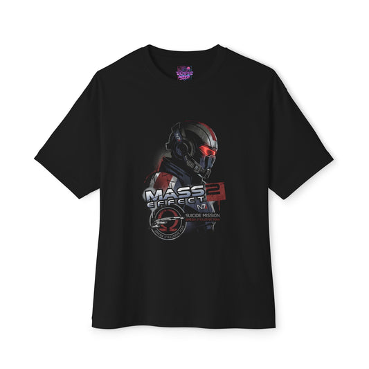 Mass Effect Normandy SR-2 Iconic Starship Explorer Premium Oversized Unisex T-Shirt