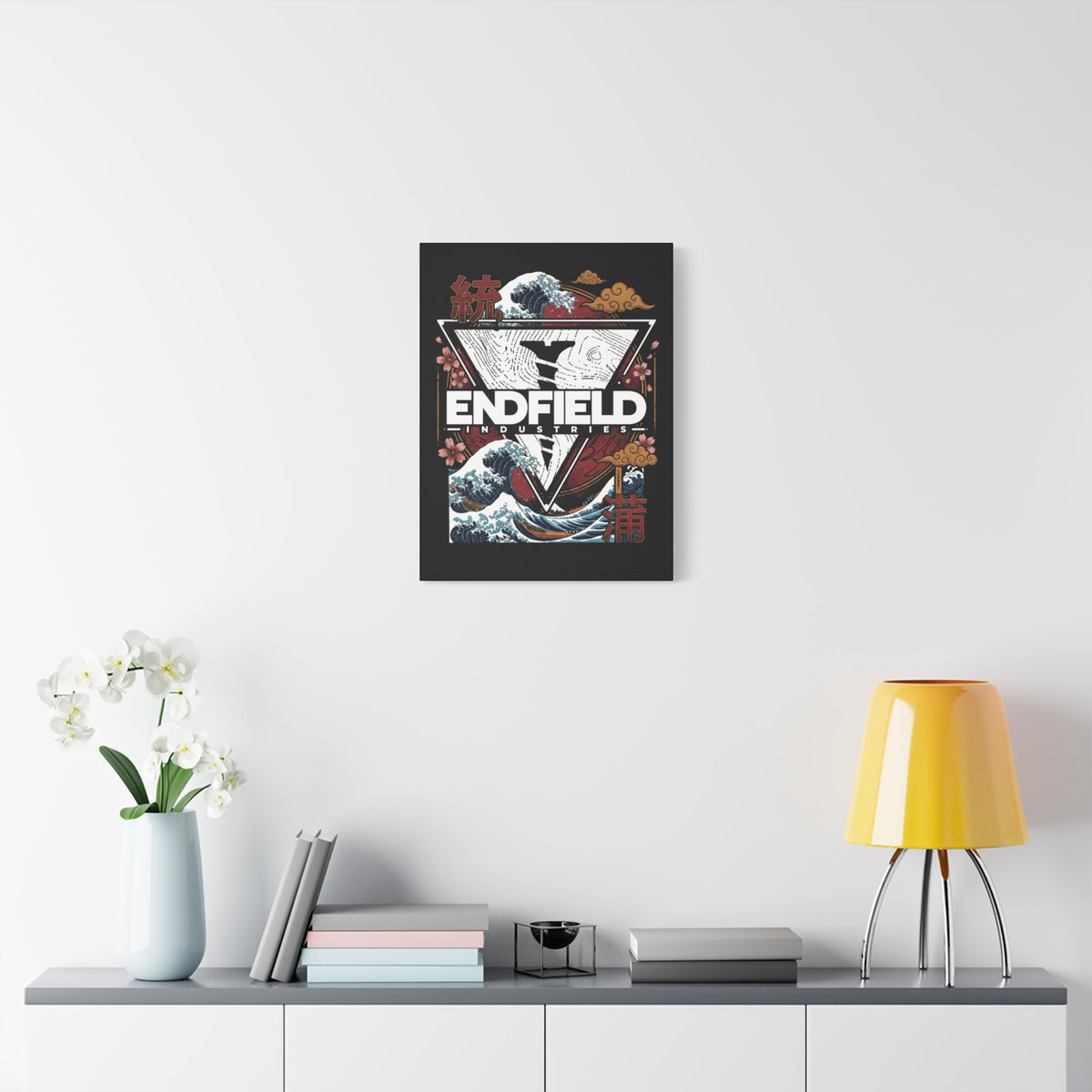 Arknights Endfield Industries Great Wave Crest Canvas Print