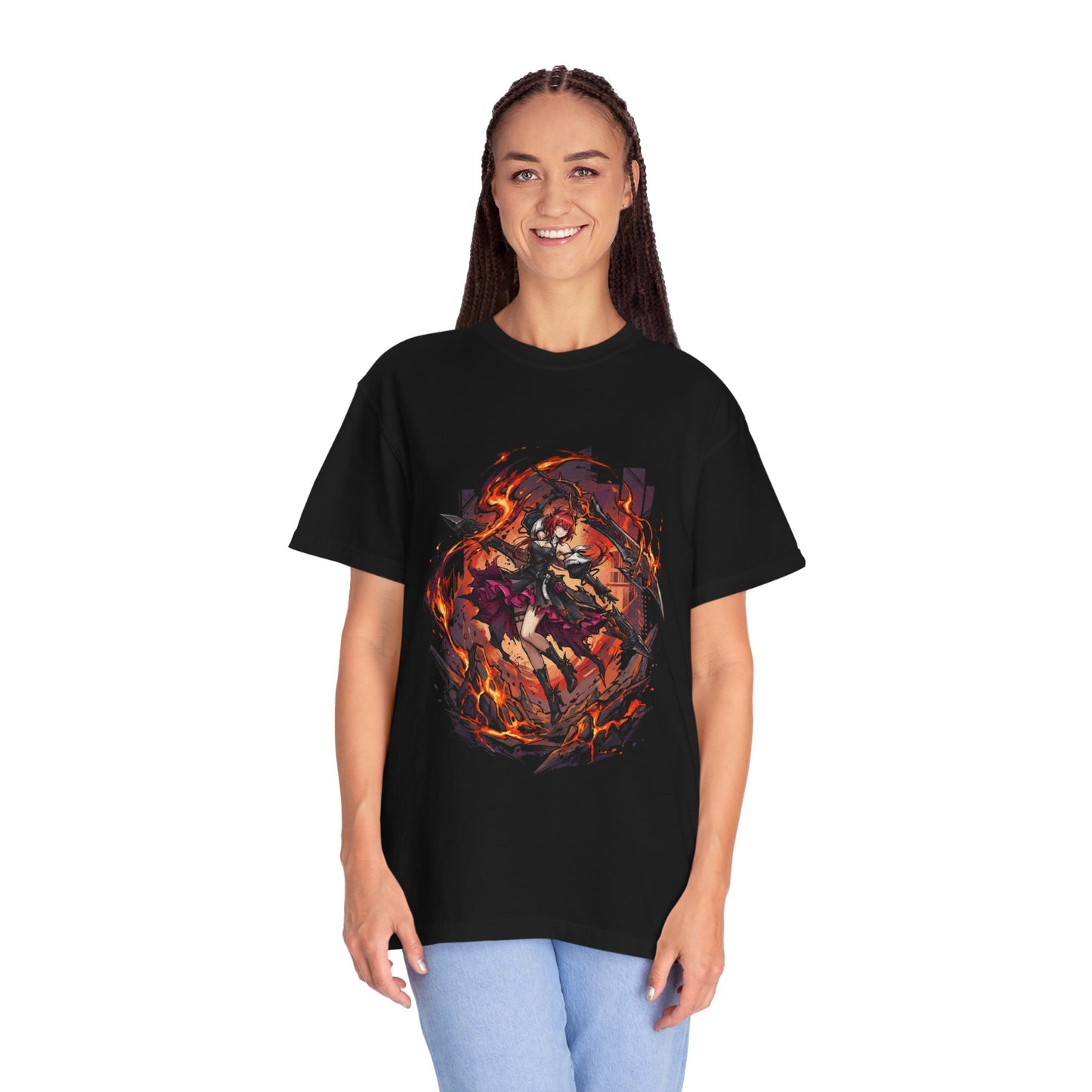 Arknights Endfield Laevatein Enlightened Mind Crimson Edge Premium T-Shirt
