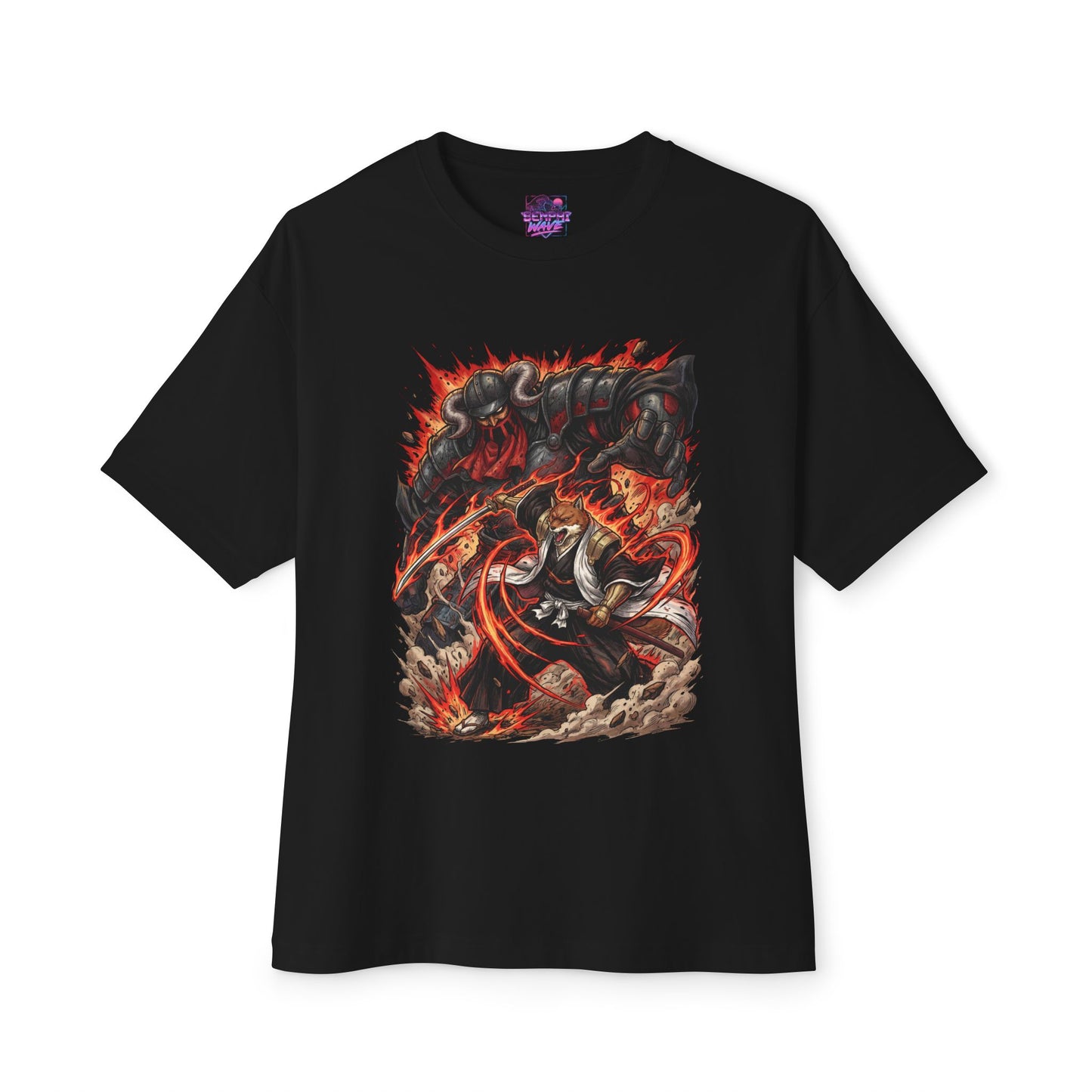 Sajin Komamura Bleach Golden Eyes Towering Shinigami Premium Oversized Unisex T-Shirt