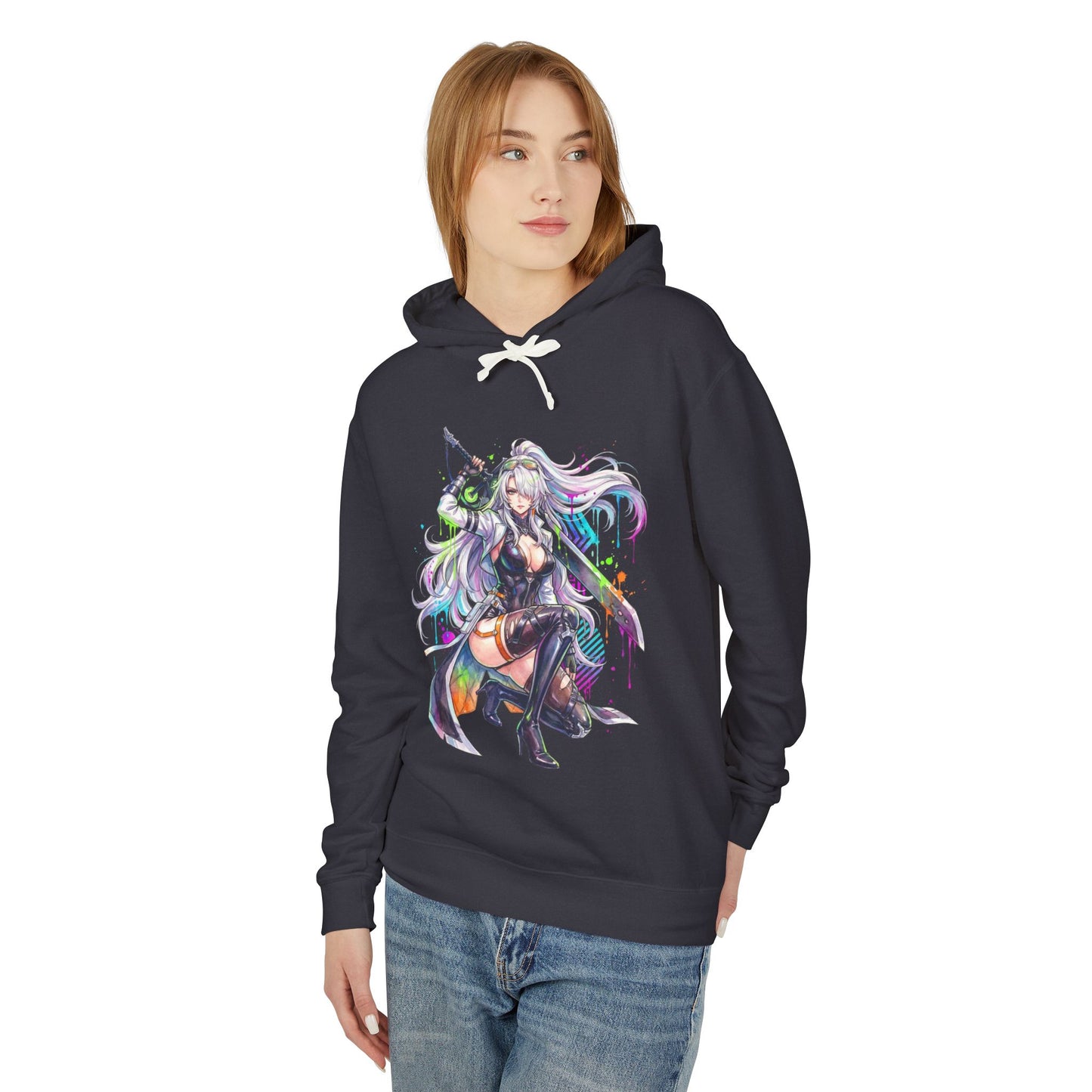 Nine Defense Scaling Burst DPS Chaos Zero Nightmare Vanguard Illustration Unisex Premium Hoodie