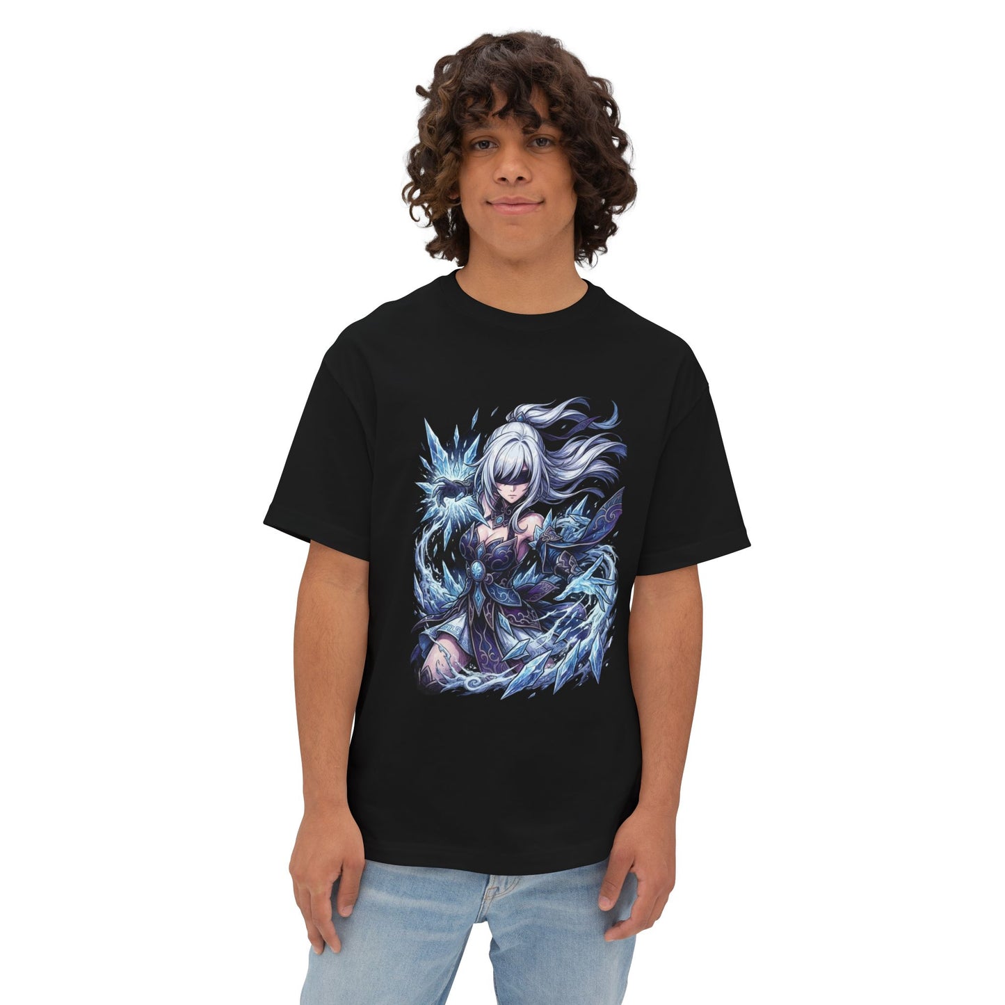 Jingliu HSR: Syzygy Stacks & HP Drain Power Premium Oversized Unisex T-Shirt