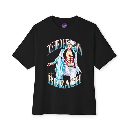 Toshiro Hitsugaya Bleach Vintage Faded Streetwear Shirt - Oversized Premium Tee