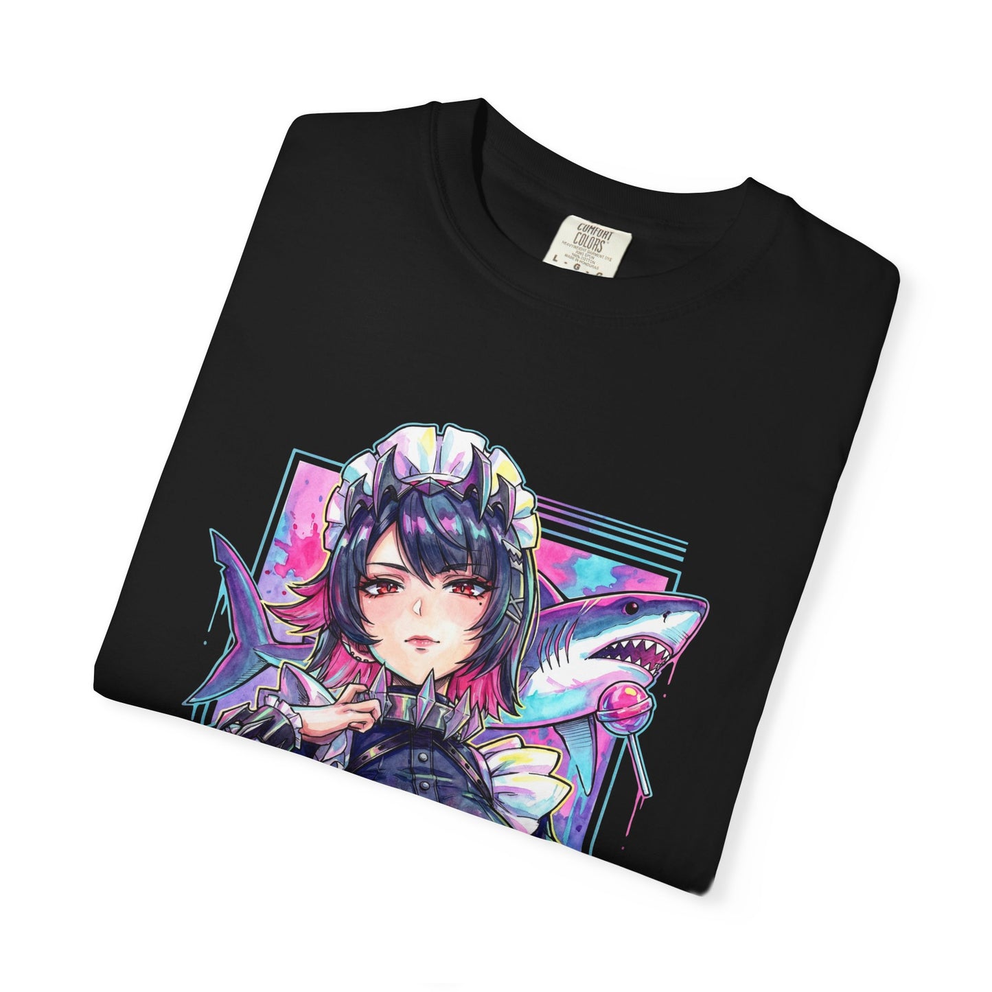 Ellen Joe ZZZ Red Eyes Cool Maid Aesthetic Portrait Premium T-Shirt