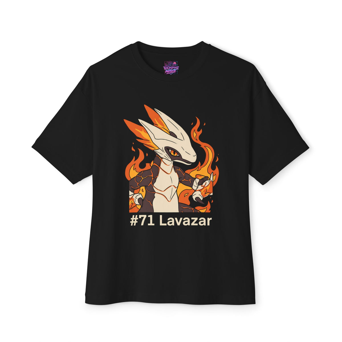 Lavazar Aniimo Minimalist Creature Art - Oversized Premium Tee