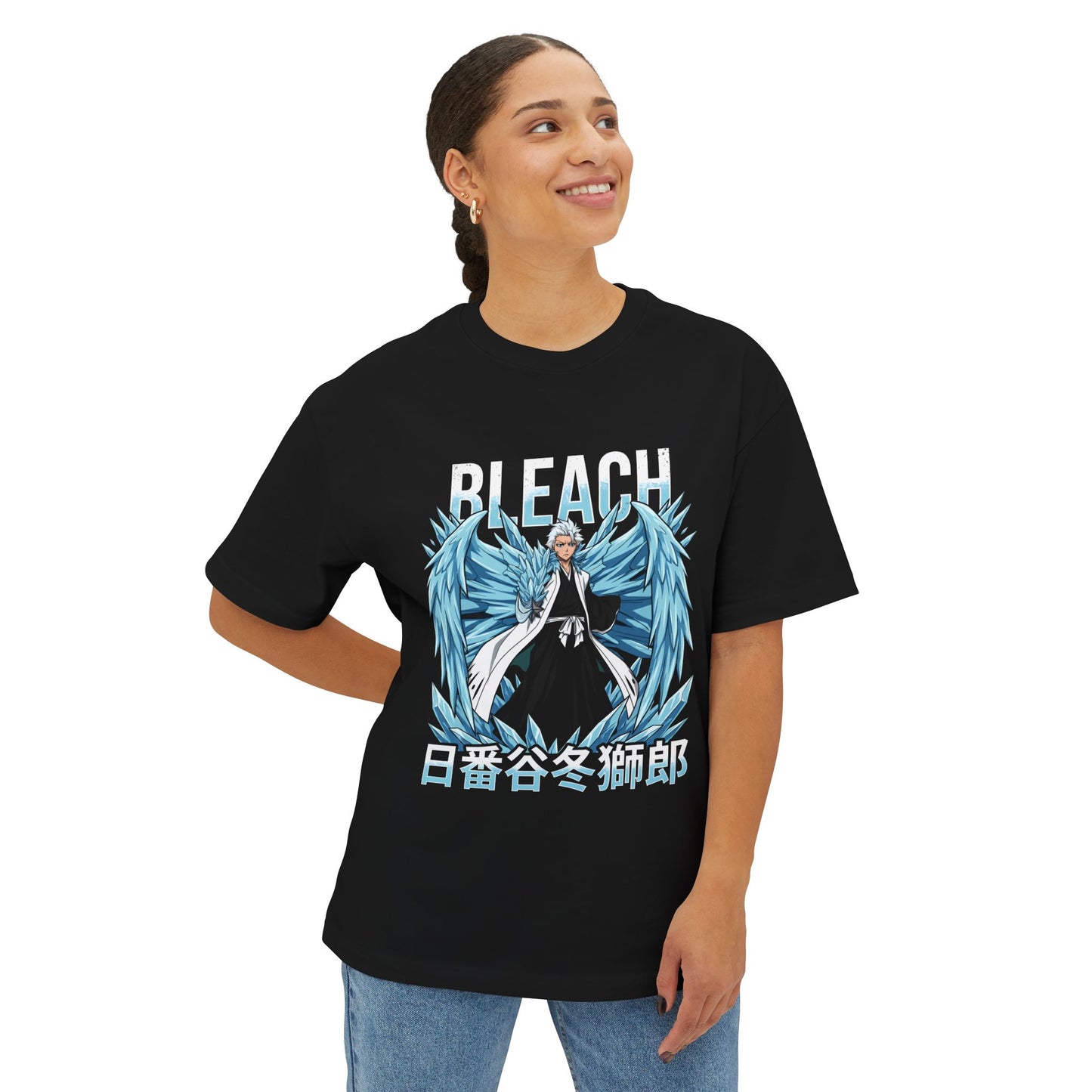 Hitsugaya Toshiro Hyorinmaru Dragon Premium Oversized Unisex T-Shirt