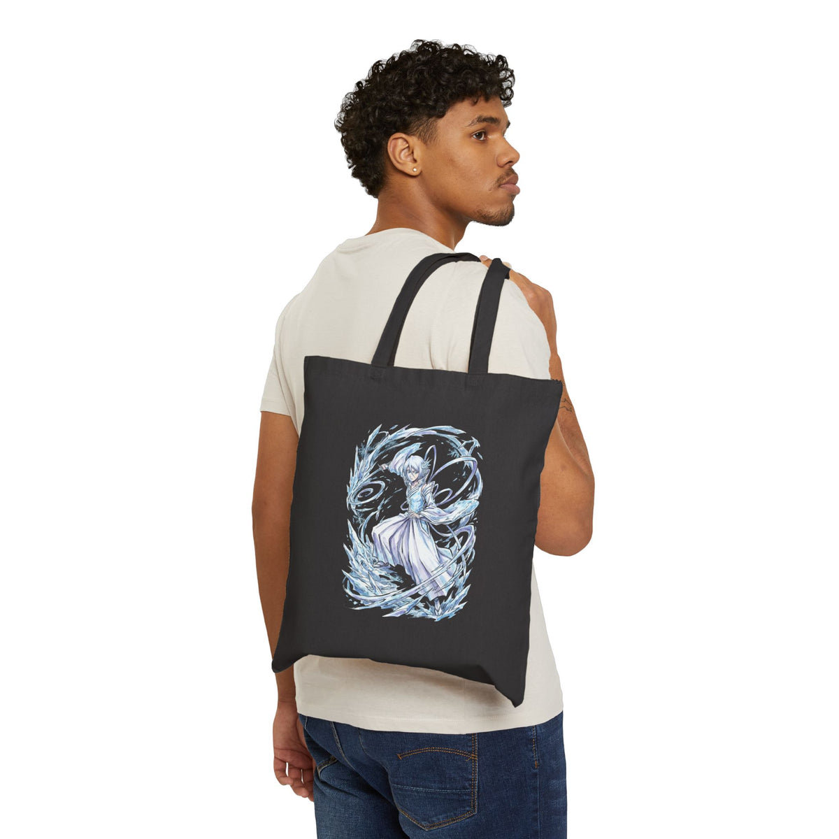 Bleach Rukia Kuchiki Sode no Shirayuki Ice Warrior Tote Bag