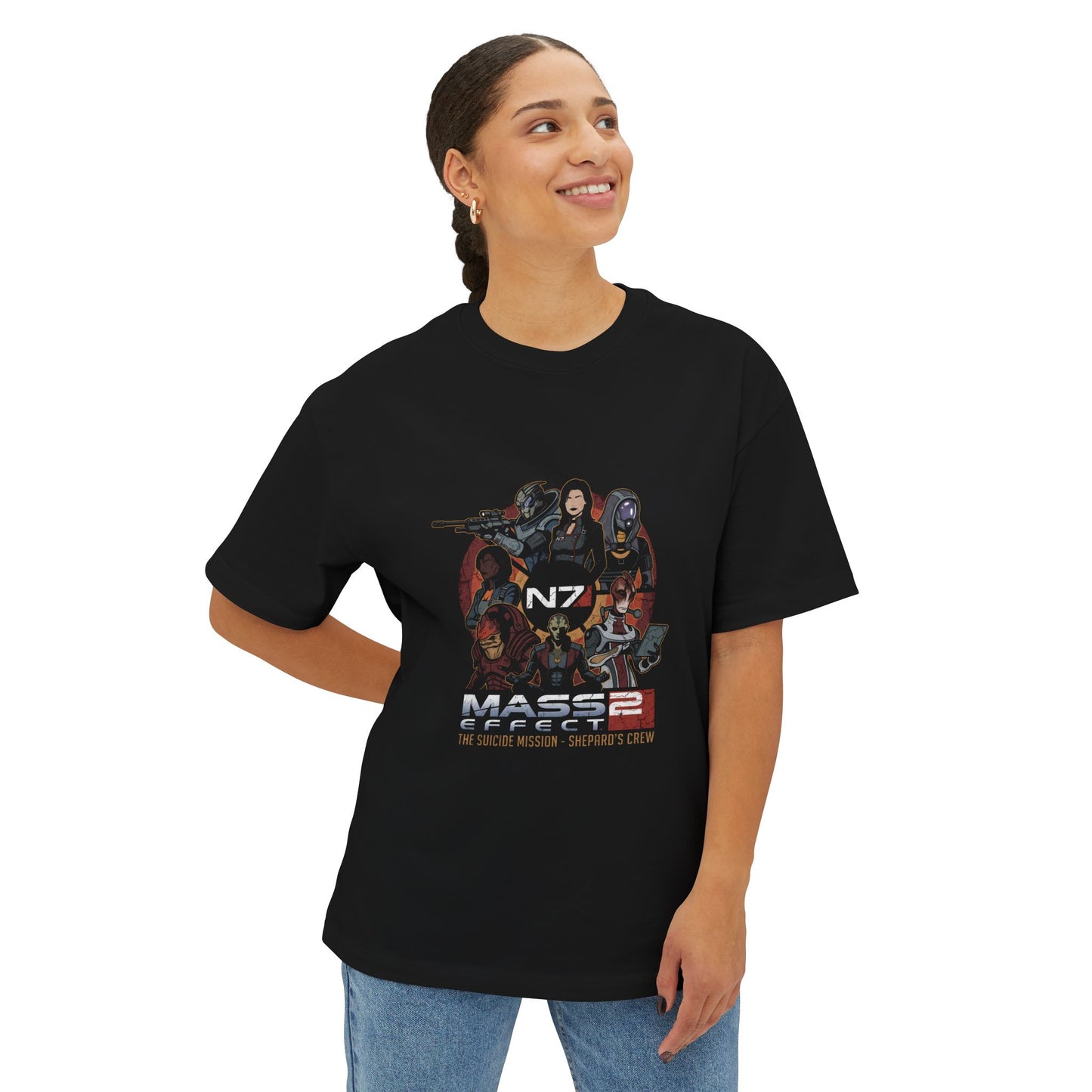 Mass Effect Legendary Edition: Sci-Fi RPG Masterpiece Premium Oversized Unisex T-Shirt