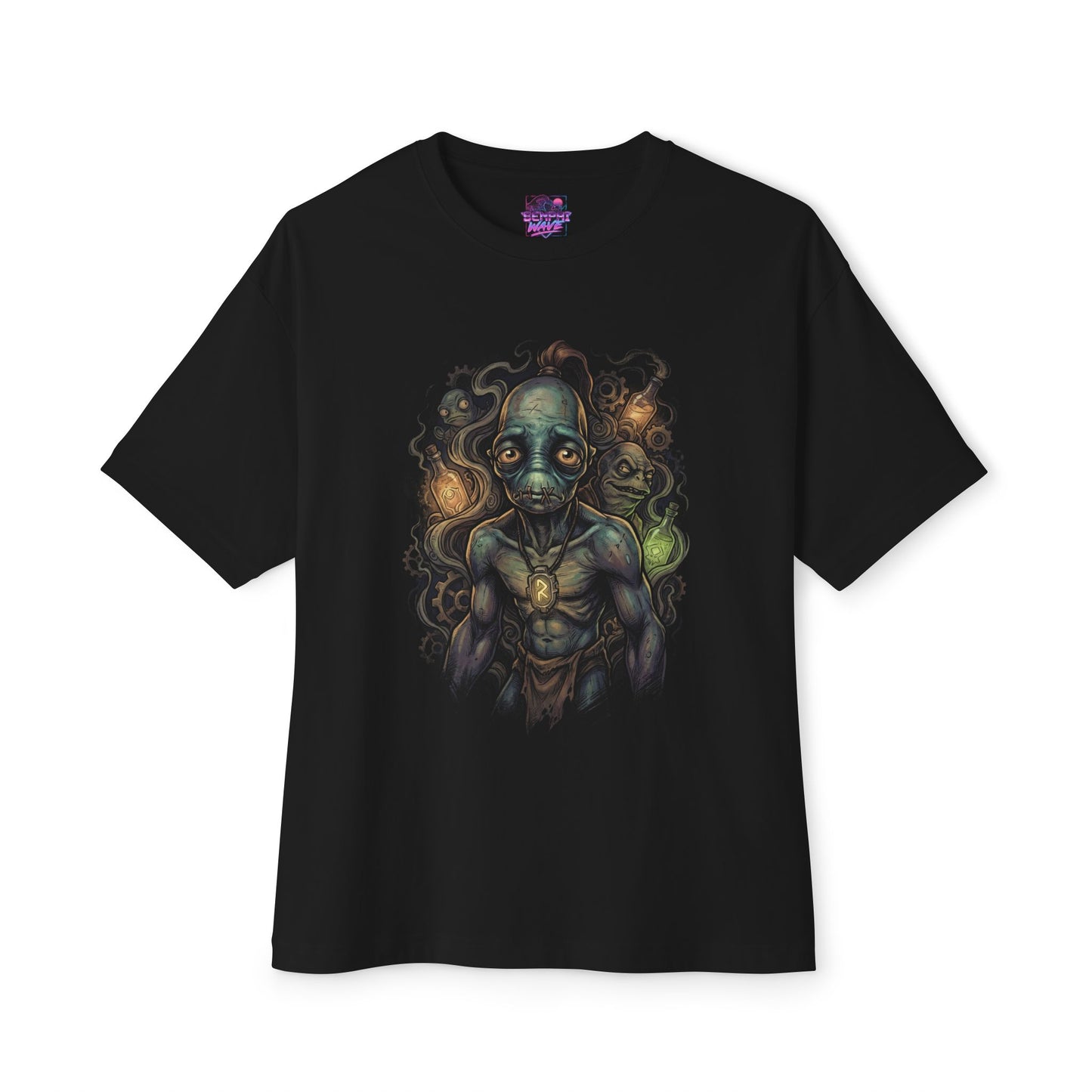 Abe Oddworld Possess – Glukkon Control Tribute Premium Oversized Unisex T-Shirt