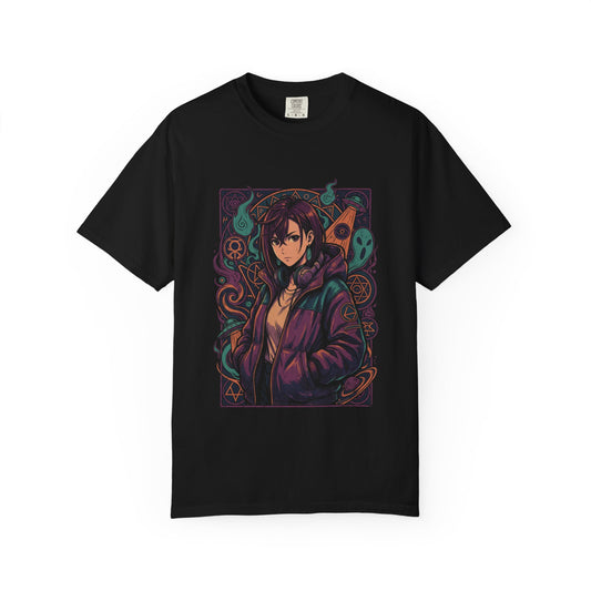 Dandadan Momo Ayase Spirit Medium Battle Portrait Premium T-Shirt