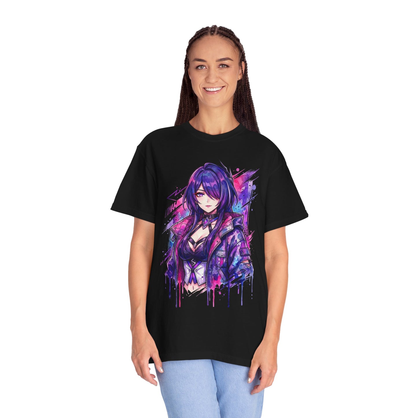 Honkai Star Rail Acheron Galaxy Ranger Mysterious Beauty Art Premium T-Shirt