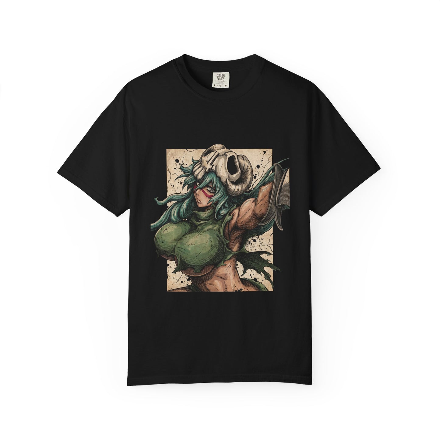 Green Hair Arrancar Warrior Nelliel Tu Gamuza Premium T-Shirt