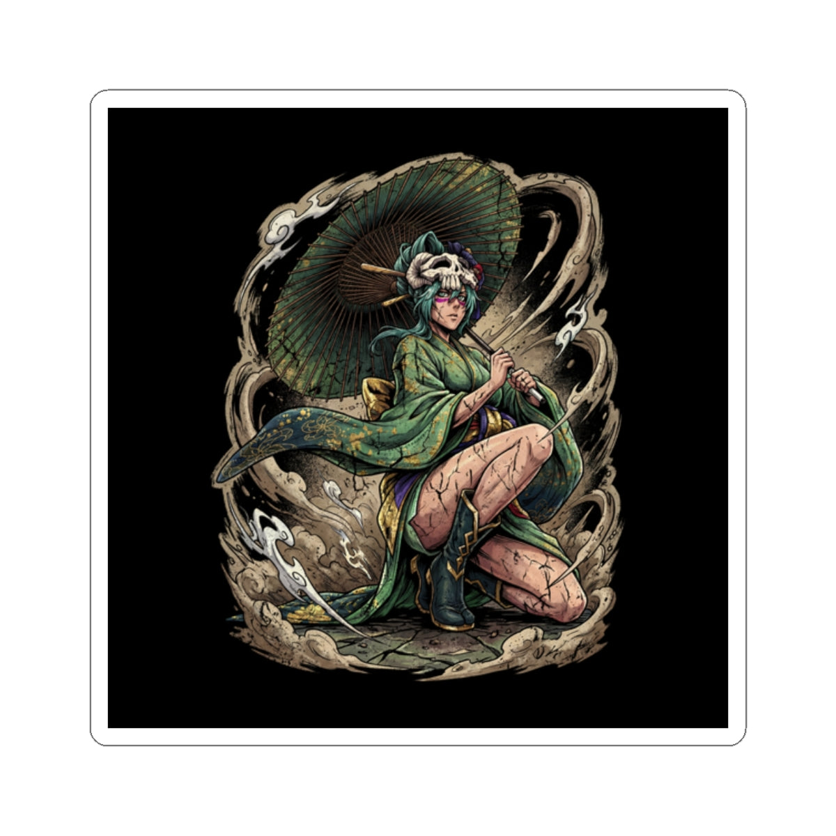 Nelliel Tu Gamuza Bleach Brave Souls Parasol Sticker