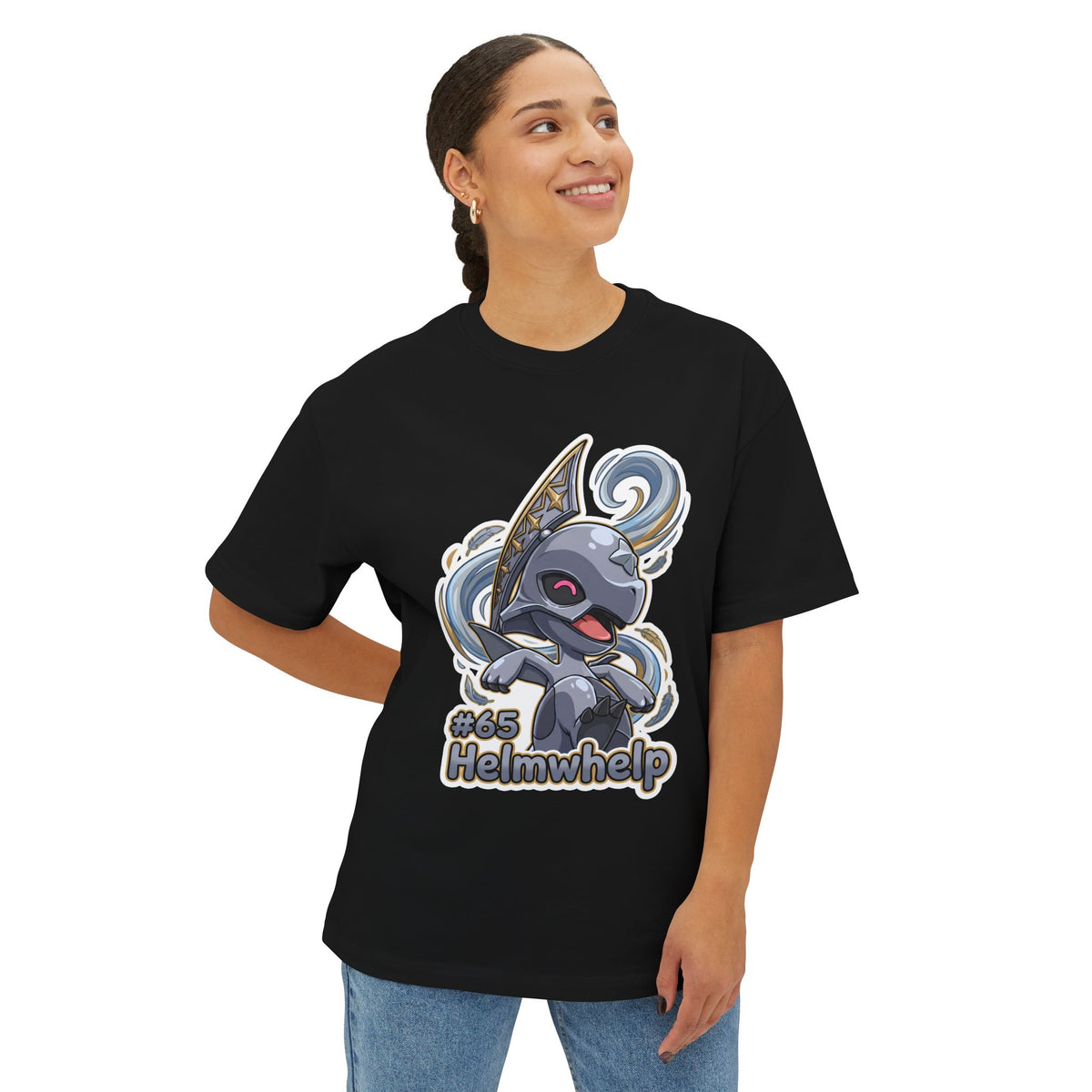 Helmwhelp Aniimo Sticker Art Creature Art - Oversized Premium Tee