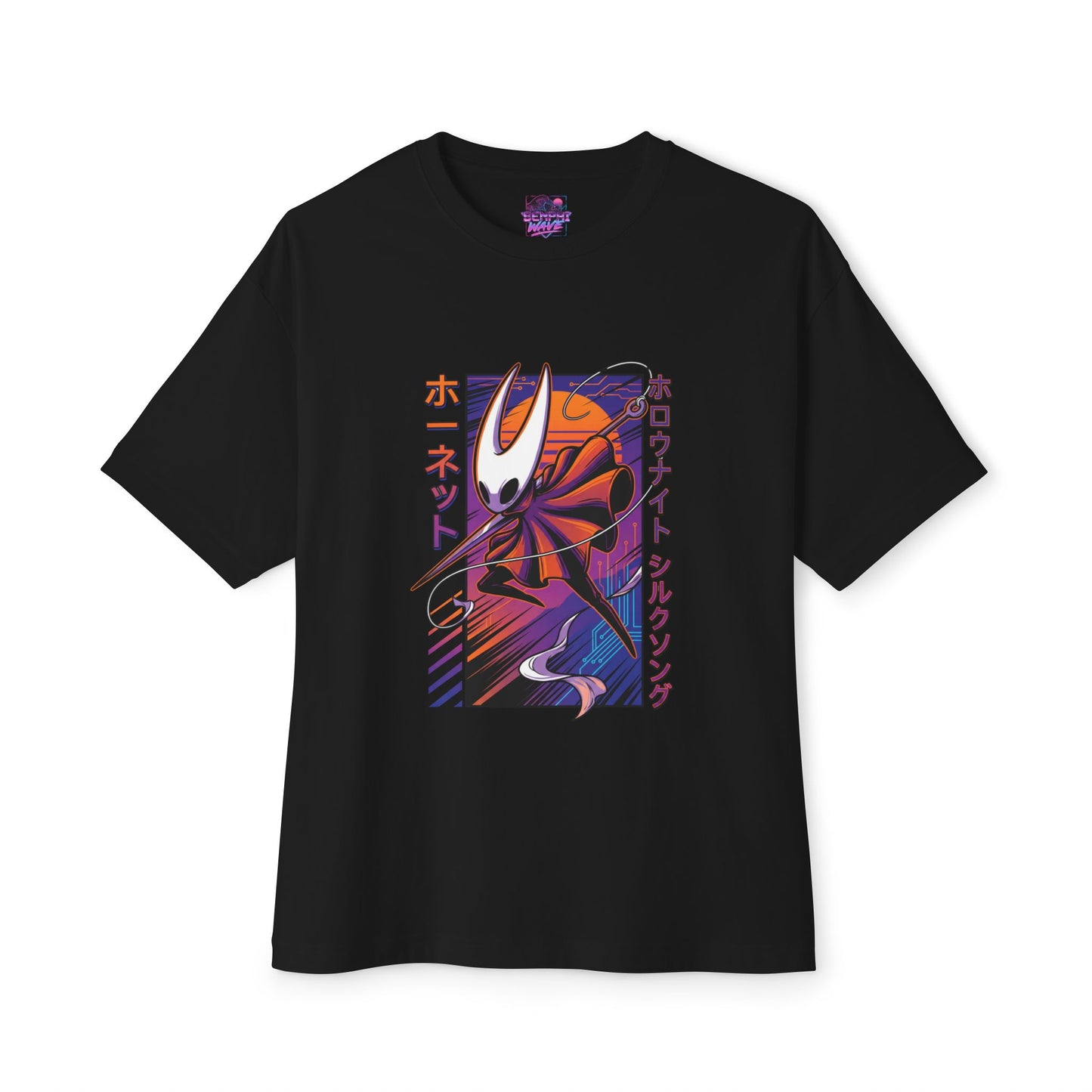 Hornet Silksong Vaporwave – Neon Needle Princess Premium Oversized Unisex T-Shirt