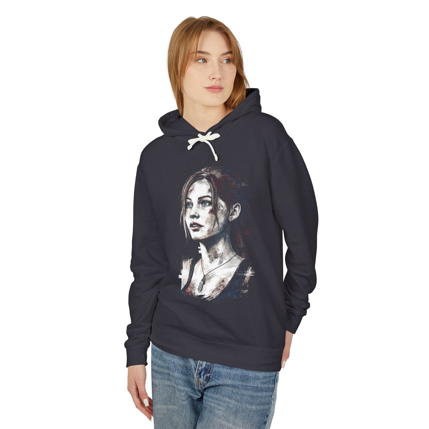 Claire Redfield Resident Evil Revelations 2 Red Jacket Icon Unisex Premium Hoodie
