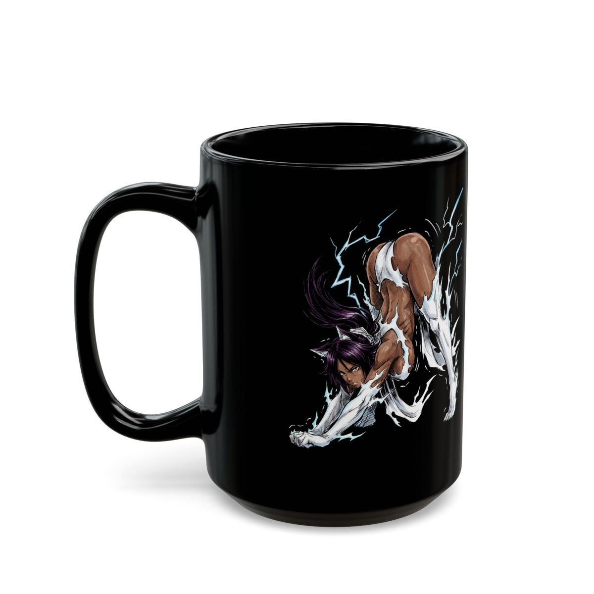 Bleach Yoruichi Shihouin Flash Goddess Martial Arts Master Black Mug