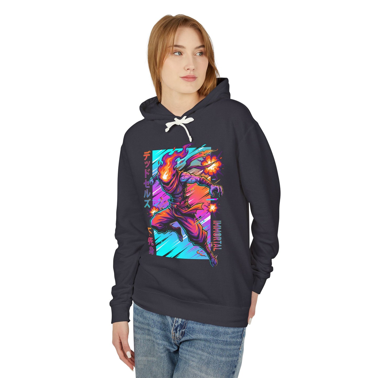 Dead Cells The Beheaded Retro Indie Pixel Art Design Unisex Premium Hoodie