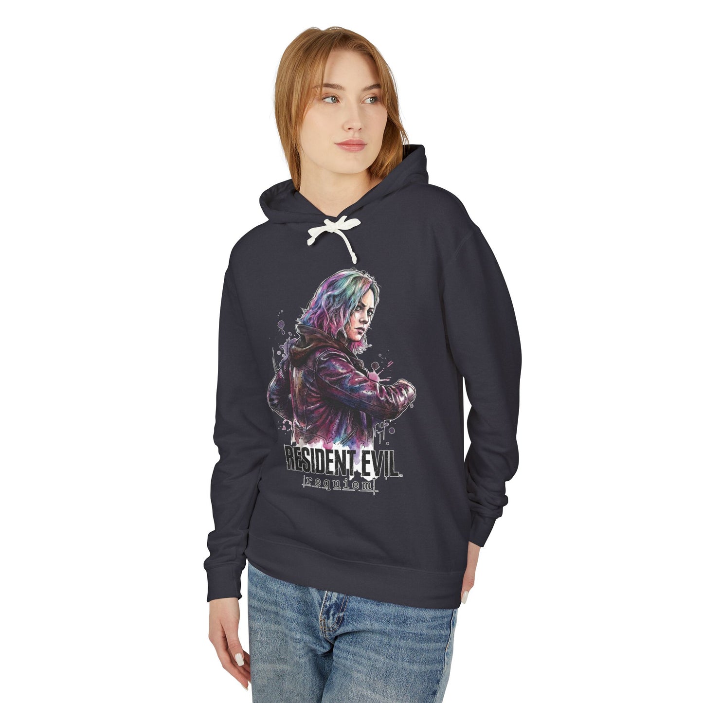 Resident Evil Requiem Grace Ashcroft Unisex Premium Hoodie