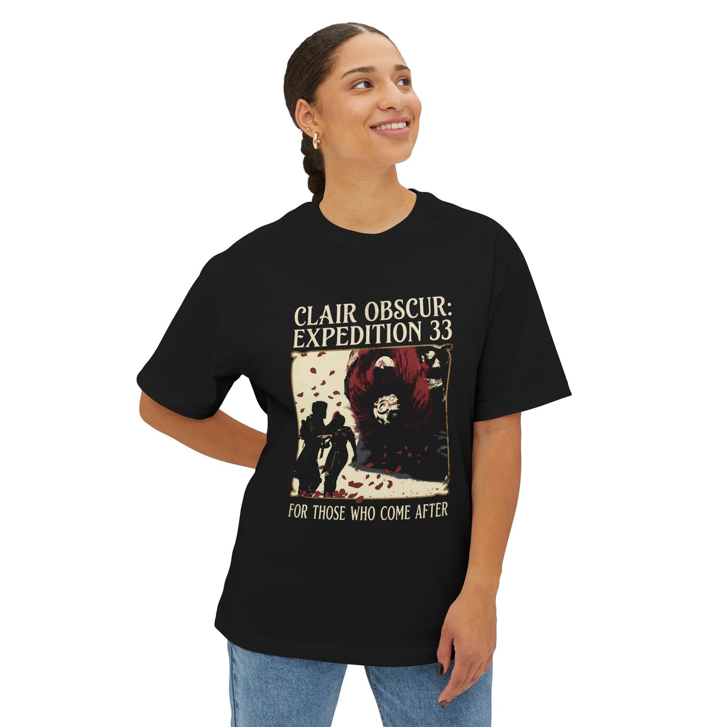 Clair Obscur Expedition 33: Streetwear Premium Oversized Unisex T-Shirt