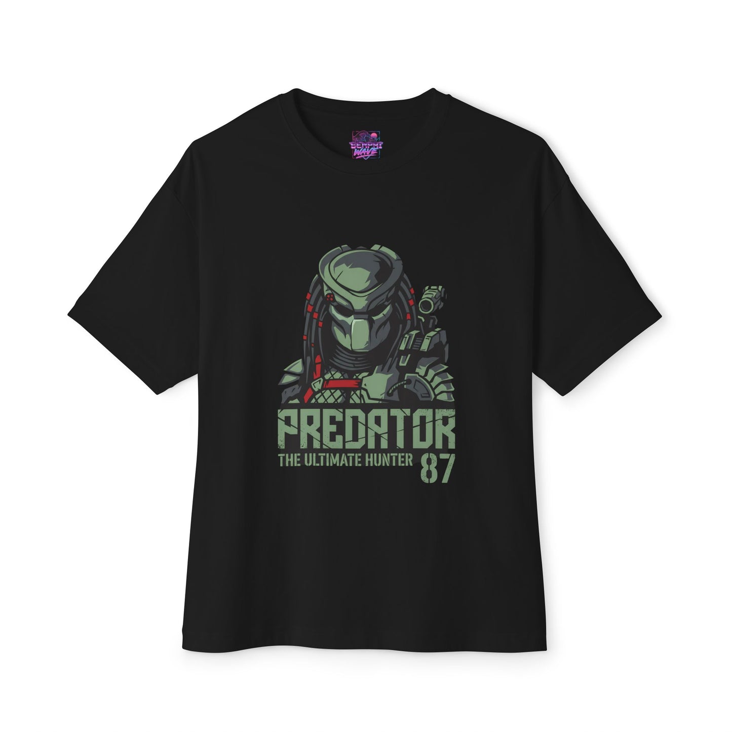 Predator Movie: Jungle Camouflage Horror Premium Oversized Unisex T-Shirt