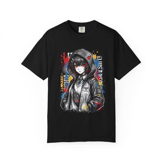 Ellen Joe ZZZ Shark Tail Scissors Maid Outfit Art Premium T-Shirt