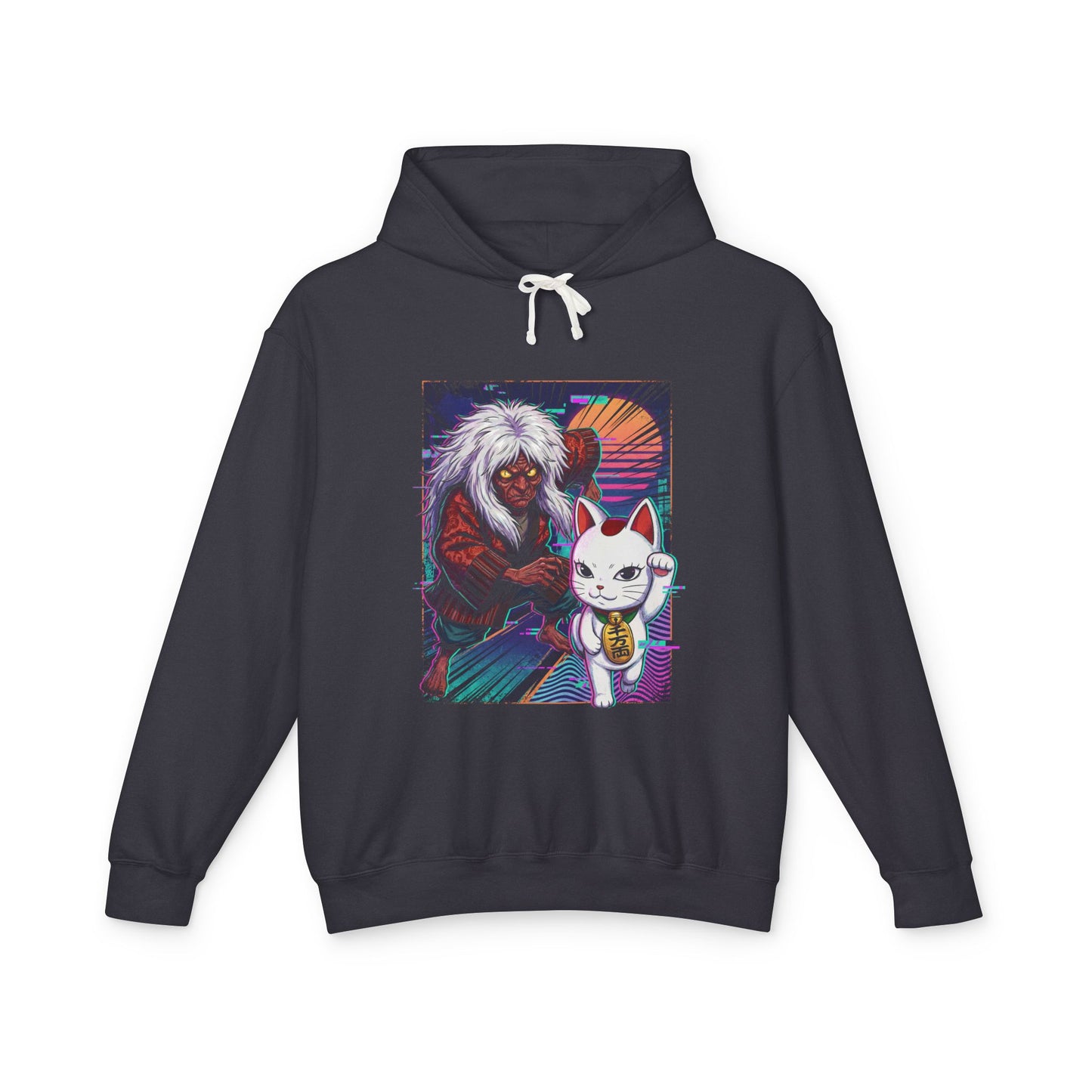 Turbo Granny Dandadan Supernatural Old Woman Portrait Unisex Premium Hoodie