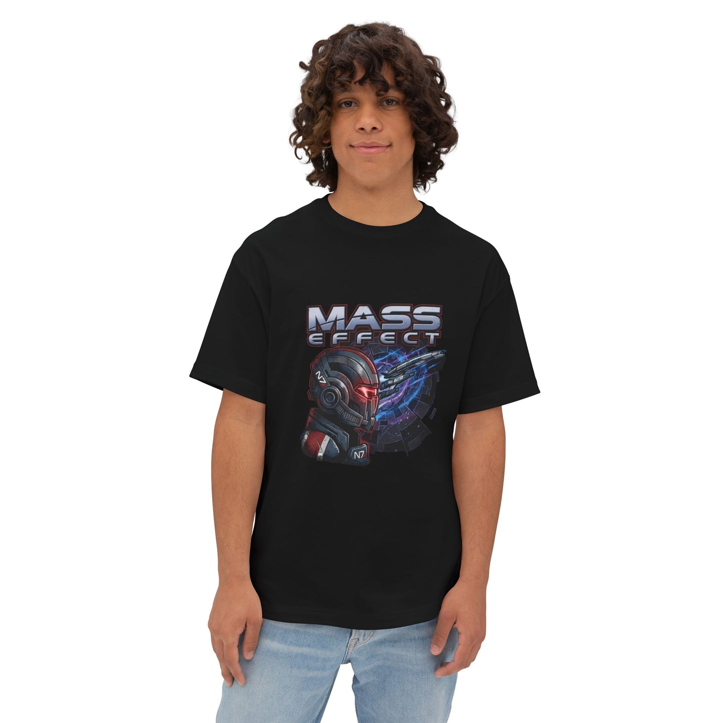 Mass Effect: Legendary Commander Shepard Premium Oversized Unisex T-Shirt