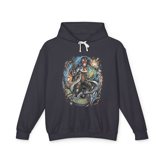 Mass Effect Mordin Lab Platform Blue Energy Fan Art Hoodie