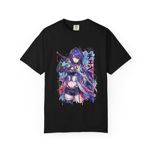 Honkai Star Rail Acheron Galaxy Ranger Mysterious Beauty Art Premium T-Shirt