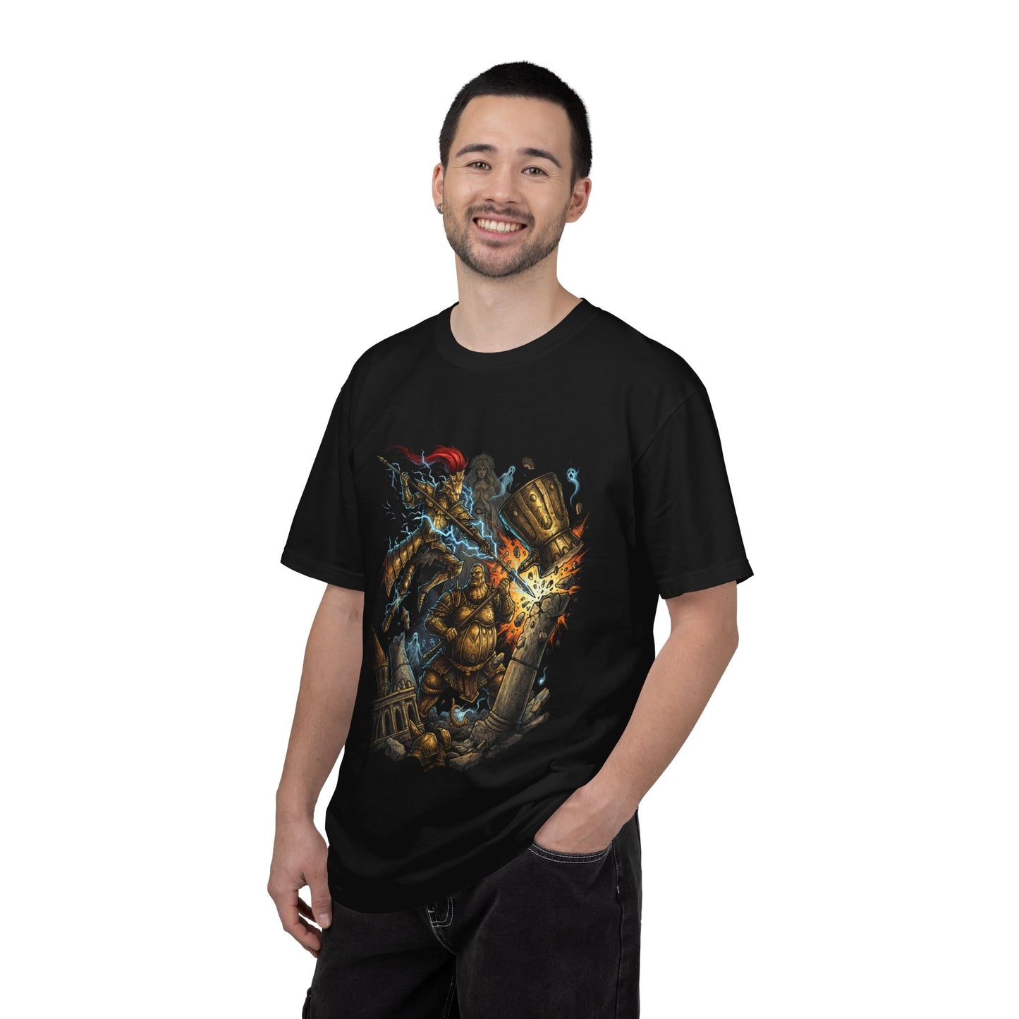 Ornstein and Smough Epic Duo Knights Premium T-Shirt